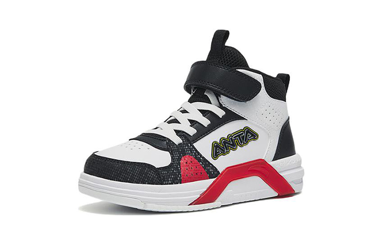 Order (Preschool) Anta High-Top Velcro 'White Black Red' 312249913-1