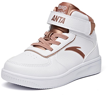 (Preschool) Anta High-Top Velcro 'White Gold' A33039010-5 Order (Preschool) Anta High-Top Velcro 'White Gold' A33039010-5