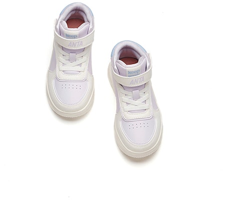 (Preschool) Anta High-Top Velcro 'White Purple' A33039010H-11 Lookbook (Preschool) Anta High-Top Velcro 'White Purple' A33039010H-11