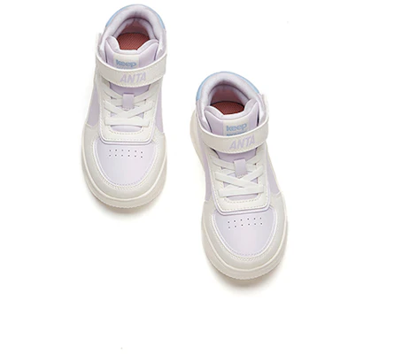 (Preschool) Anta High-Top Velcro 'White Purple' A33039010H-11 Lookbook (Preschool) Anta High-Top Velcro 'White Purple' A33039010H-11