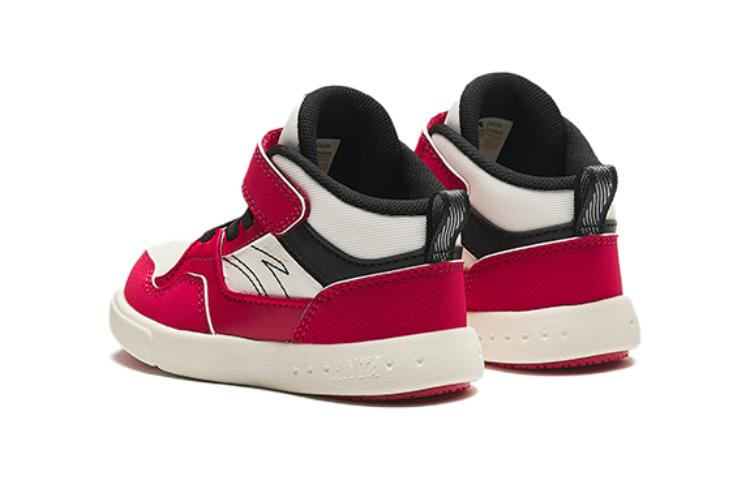 Order (PS) Anta High-Top Velcro 'Putih Merah Hitam' Sepatu Sneakers A312410007-1