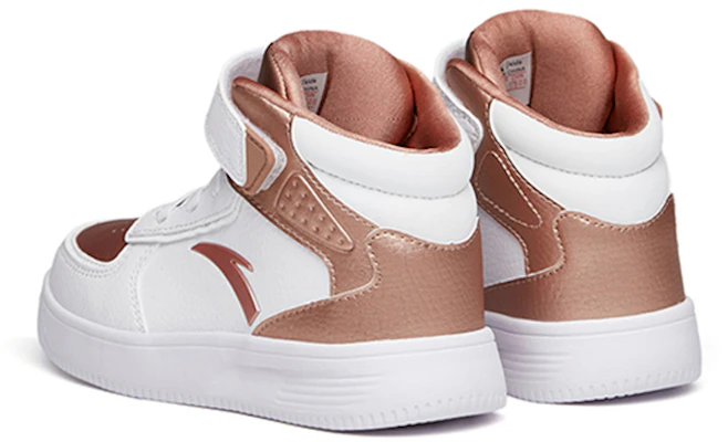 (Preschool) Anta High-Top Velcro Sneakers 'White Gold' A33039010H-13 Shop (Preschool) Anta High-Top Velcro Sneakers 'White Gold' A33039010H-13
