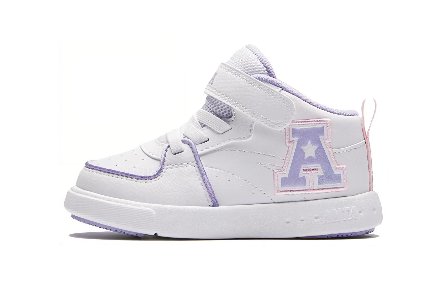 (Preschool) Anta High 'White Purple' 322340002-2