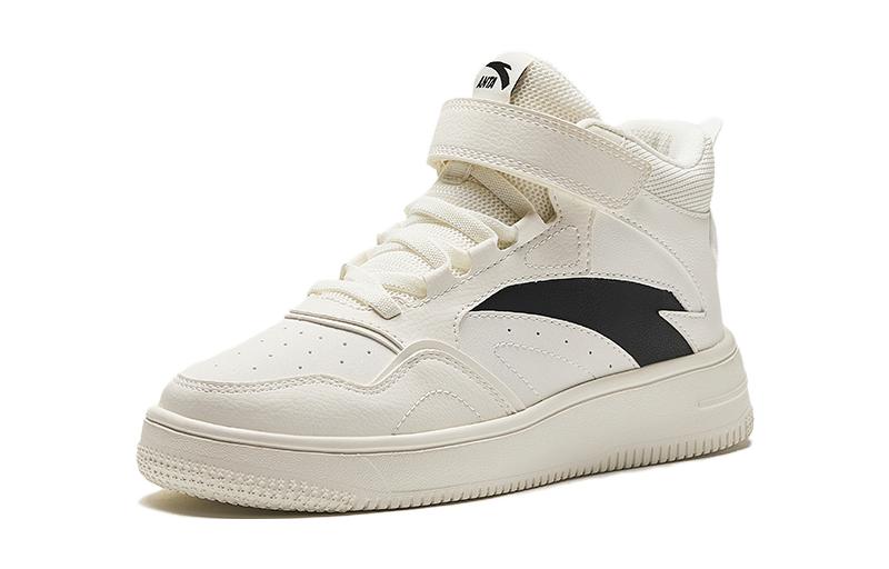 Order (PS) 安踏黑白高帮鞋 A312418002-2