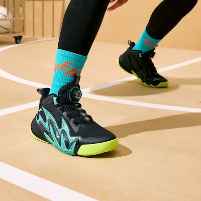 (Preschool) Anta KT2 'Black Green' A312331131-4 Sizing (Preschool) Anta KT2 'Black Green' A312331131-4