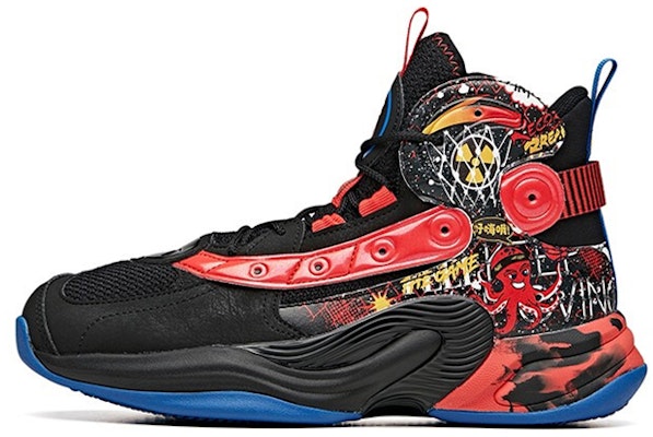 (Preschool) Anta KT High-Top Basketball Shoes 'Black Red' 312041103-8 Buy (Preschool) Anta KT High-Top Basketball Shoes 'Black Red' 312041103-8
