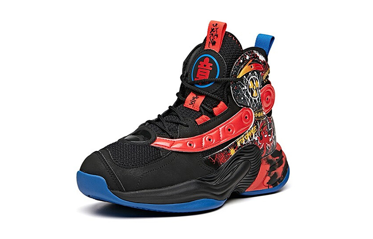 Order (Preschool) Anta KT High-Top Basketball Shoes 'Black Red' 312041103-8