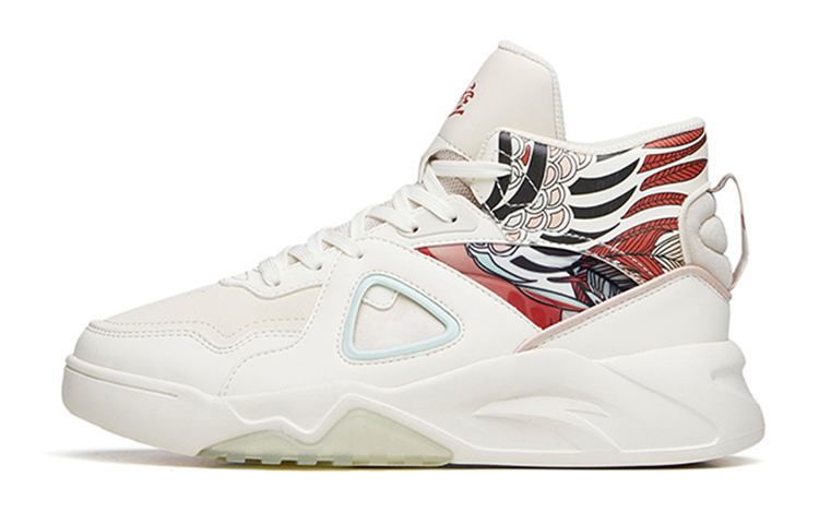 (Preschool) Anta Life High-Top 'White Red' 322148089-2