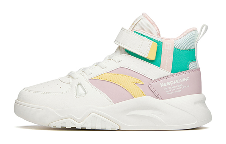 (PS) Anta Life Series High-Top 'White Purple'