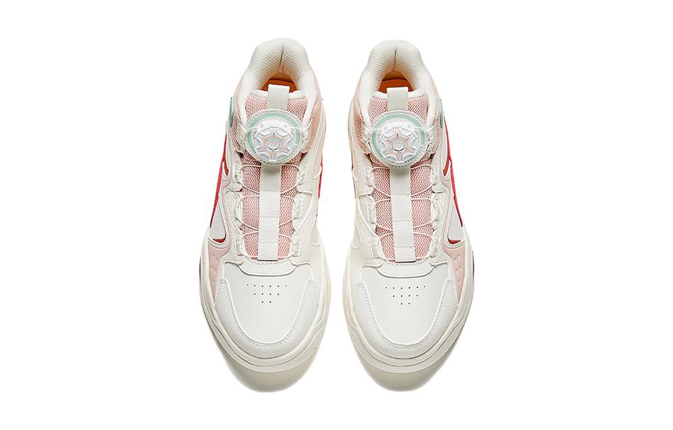 Lookbook (Preschool) Anta Life Series Mid-Top 'White Pink' 322348001-1