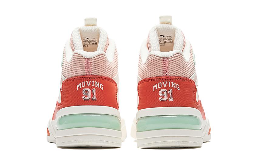 Shop (Preschool) Anta Life Series Mid-Top 'White Pink' 322348001-1