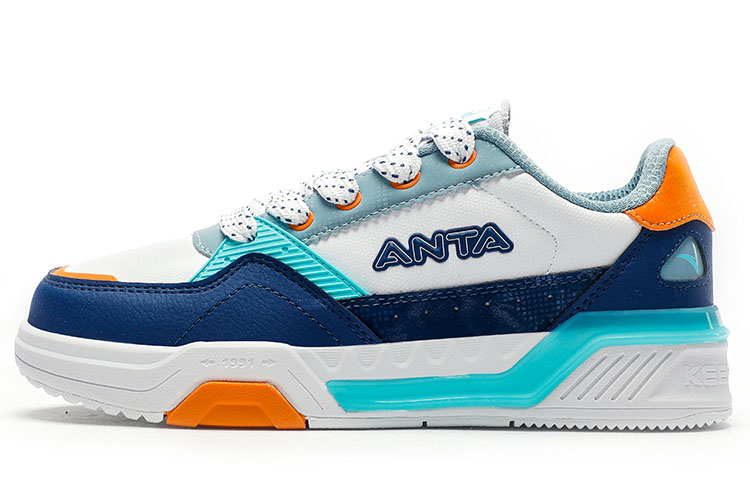 (Preschool) Anta Lifestyle Series Low 'White Blue Grey' A312248015-3