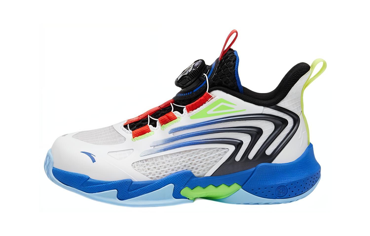 (Preschool) Anta Light Speed Basketball Shoes 'Black White Red' 312329953-2