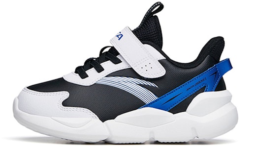 Anta安踏 皮革輕便跑步鞋 中童 白黑藍 Buy Anta安踏 皮革輕便跑步鞋 中童 白黑藍