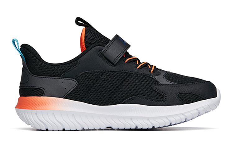 Order (Preschool) Anta Lightweight Shock-Absorbing Running Shoes 'Black Blue' 312215590-3