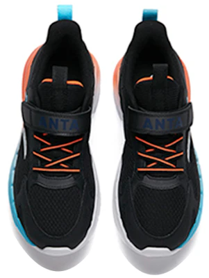 (Preschool) Anta Lightweight Shock-Absorbing Running Shoes 'Black Blue' 312215590-3 Shop (Preschool) Anta Lightweight Shock-Absorbing Running Shoes 'Black Blue' 312215590-3