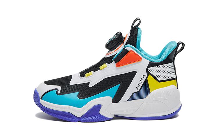 (Preschool) Anta Low-Top Basketball 'Black White' 312249958-2