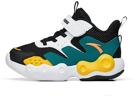 (Preschool) Anta Low-Top Basketball 'Black White Green' A312239911-2 Buy (Preschool) Anta Low-Top Basketball 'Black White Green' A312239911-2