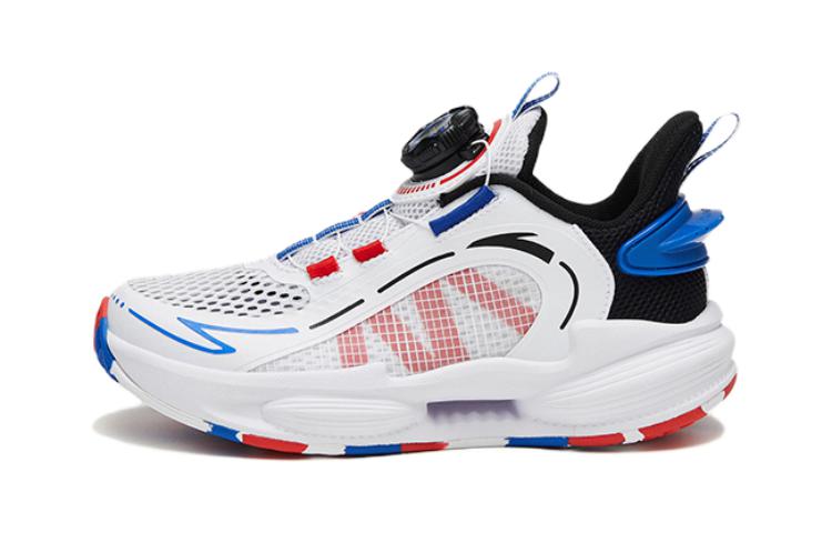 (Preschool) Anta Low-Top Basketball 'White Black Red' A312329902-2