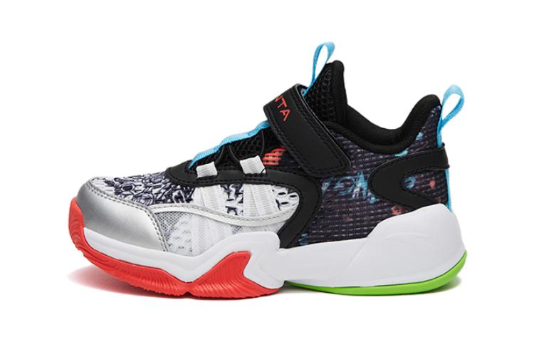 (PS) Anta Low-Top Basketball Shoes 'Black White Red'