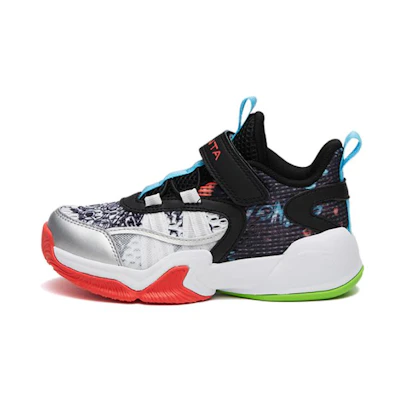 (PS) Anta Low-Top Basketball Shoes 'Black White Red'