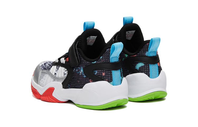 (PS) Anta Low-Top Basketball Shoes 'Black White Red' 圖 4