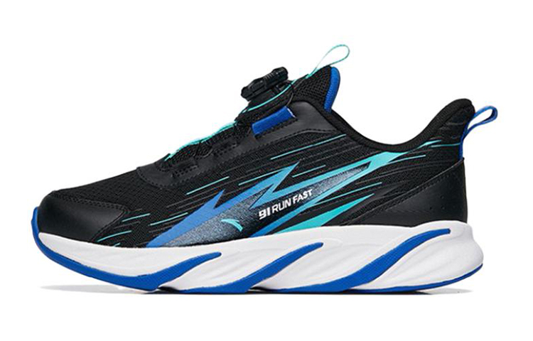 (Preschool) Anta Low-Top Running Shoes 'Black Blue' 312235512-2