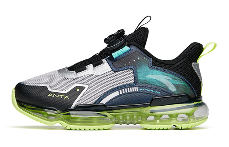 (PS) Anta Low-Top Running Shoes 'Silver-Black'