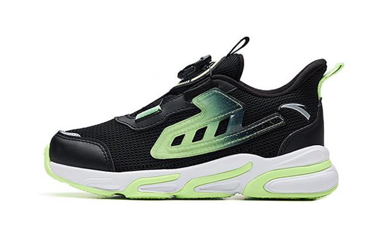 (PS) Anta Low-Top Running Sneakers 'Black Green Flame'