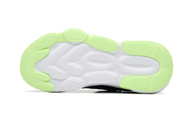 (PS) Anta Low-Top Running Sneakers 'Black Green Flame' 圖 5