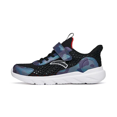 (PS) Anta Low-Top Running Sneakers 'Blue Black Breathable Mesh'