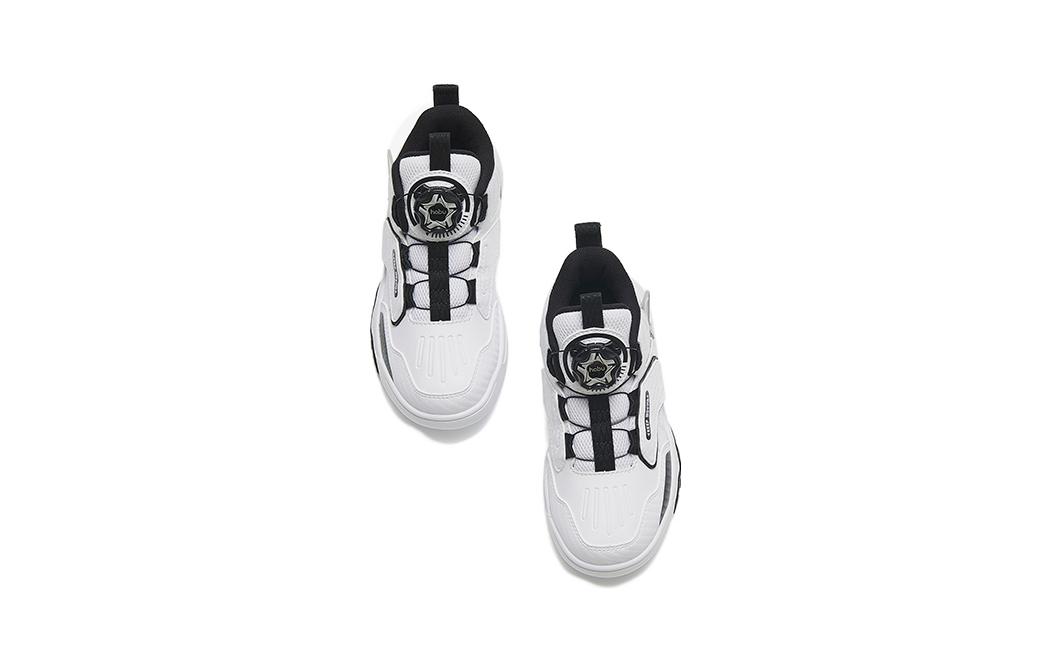 Shop (Preschool) Anta Low-Top Skate Shoes 'White Black' 312249990-1