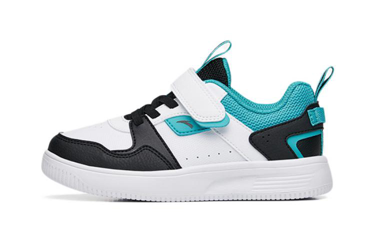 (Preschool) Anta Low-Top Velcro 'White Black Blue' A312239933-3