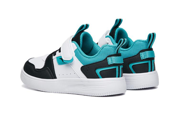 Shop (PS) Anta Baskets Basses à Velcro ''Blanc Noir Bleu'' A312239933-3