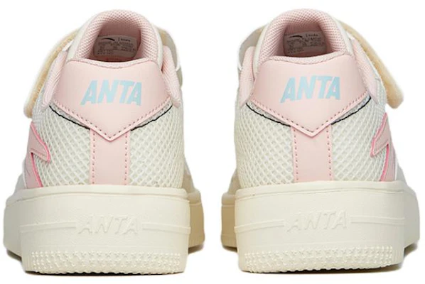 (PS) Anta Baskets Basses Scratch ''Blanc Rose'' A332118000C-8 Shop (PS) Anta Baskets Basses Scratch ''Blanc Rose'' A332118000C-8