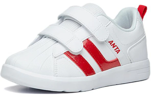 (PS) Anta Baskets Basses à Scratch ''Blanc Rouge'' A312239991-3 Order (PS) Anta Baskets Basses à Scratch ''Blanc Rouge'' A312239991-3