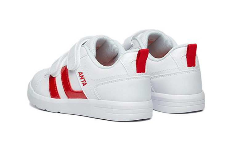 Shop (PS) Anta Baskets Basses à Scratch ''Blanc Rouge'' A312239991-3