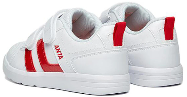 (PS) Anta Baskets Basses à Scratch ''Blanc Rouge'' A312239991-3 Shop (PS) Anta Baskets Basses à Scratch ''Blanc Rouge'' A312239991-3