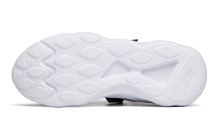 (PS) Anta Low-Top Velcro Running Shoe 'Grey White Blue' 圖 6