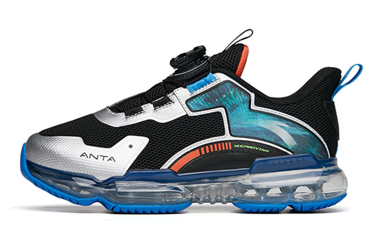 Buy (PS) Anta Rendah 'Hitam Biru Perak' 312215501-3