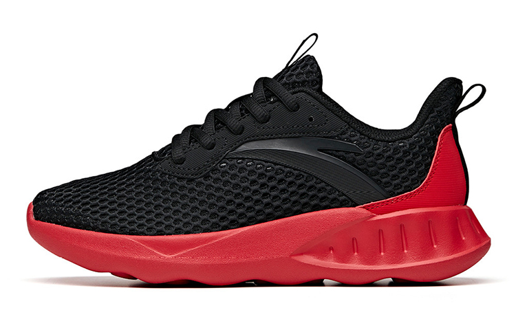 (Preschool) Anta Low 'Black Red' A31025522A-4