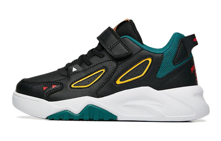 Buy 大童 Anta安踏 舒適 防滑 低幫 兒童板鞋 黑黃