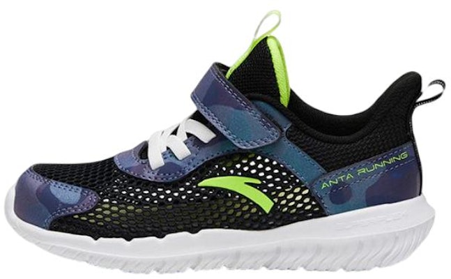 中童 Anta安踏 防滑耐磨 低筒 兒童跑步鞋 藍黑 Buy 中童 Anta安踏 防滑耐磨 低筒 兒童跑步鞋 藍黑