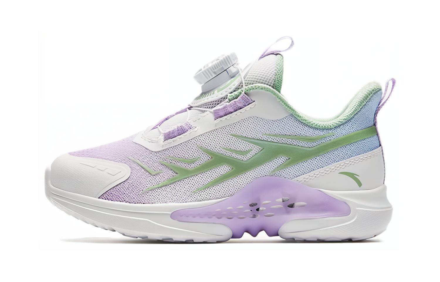 Buy 中童 安踏兒童 輕便防滑耐磨 低幫 兒童跑步鞋 藍綠白