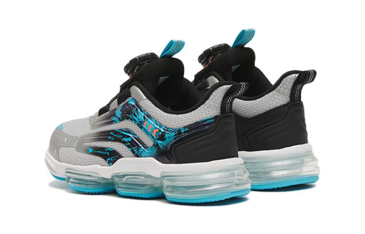 Shop 中童 Anta安踏 耐磨防滑 低幫 跑步鞋 藍銀黑