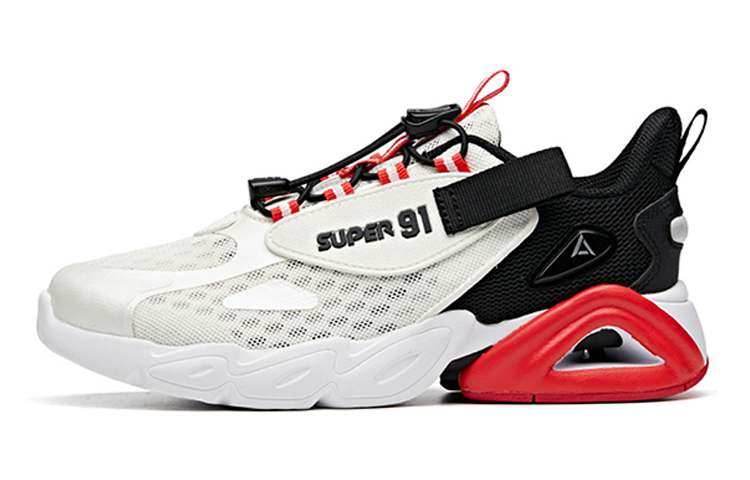 Buy 大童 Anta安踏 足弓科技 防滑減震透氣耐磨 低幫 休閒運動鞋 白黑紅