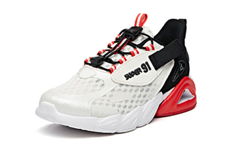 Lookbook 大童 Anta安踏 足弓科技 防滑減震透氣耐磨 低幫 休閒運動鞋 白黑紅