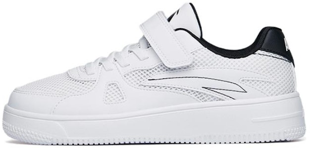 大童 Anta安踏 網面 魔術貼運動 低幫 兒童板鞋 白黑 Buy 大童 Anta安踏 網面 魔術貼運動 低幫 兒童板鞋 白黑