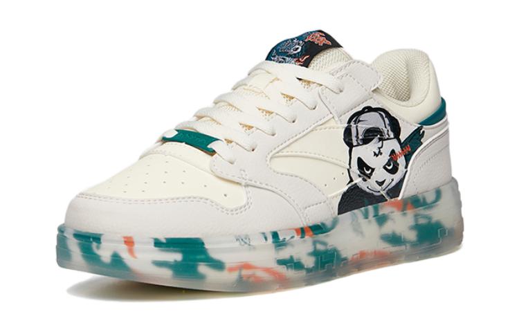 Order 大童 Anta安踏 防滑防踢 低筒 兒童板鞋 白綠