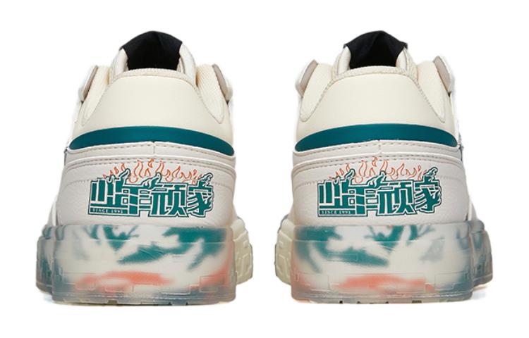 Lookbook 大童 Anta安踏 防滑防踢 低筒 兒童板鞋 白綠